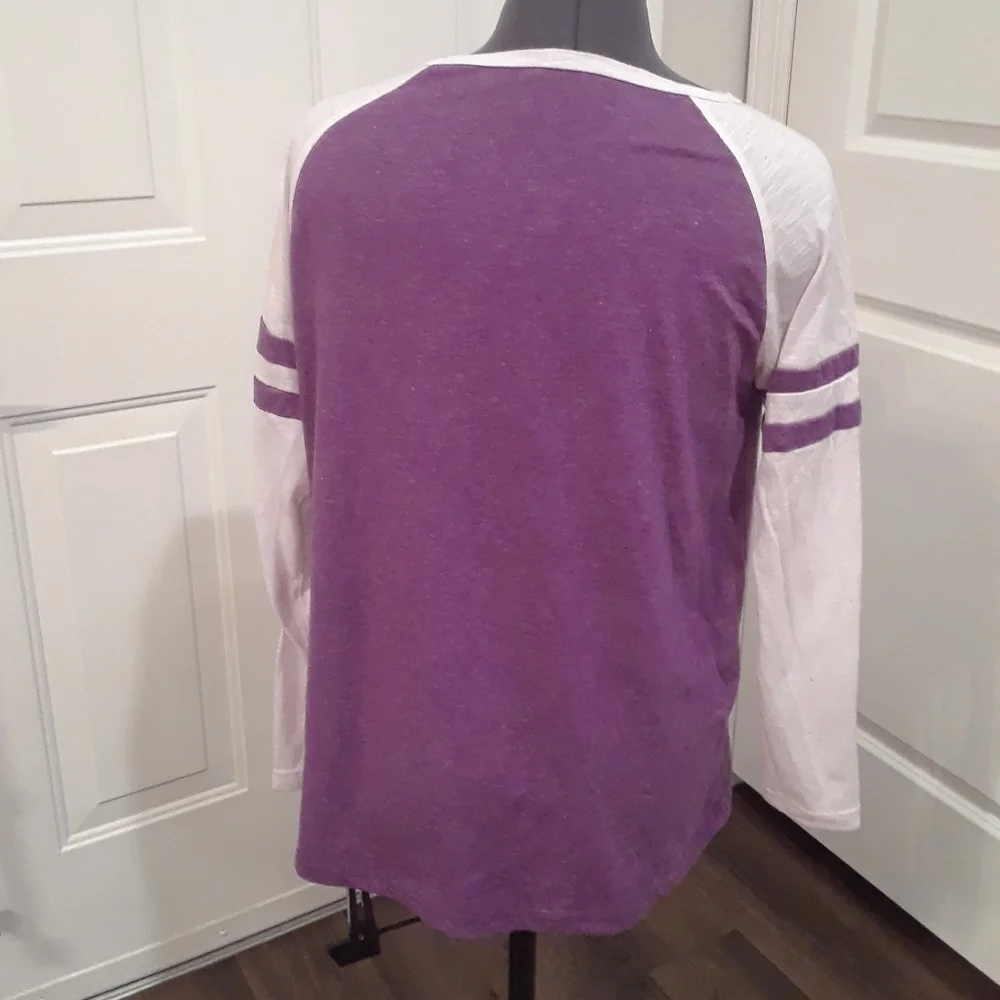 Purple Baseball Tee‎ - Picture 4 of 4